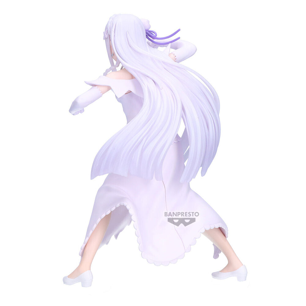 Re:Zero - Emilia - Espresto Excite Motions Figur (Banpresto)