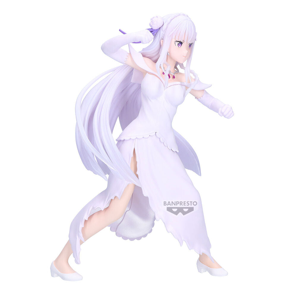 Re:Zero - Emilia - Espresto Excite Motions Figur (Banpresto)