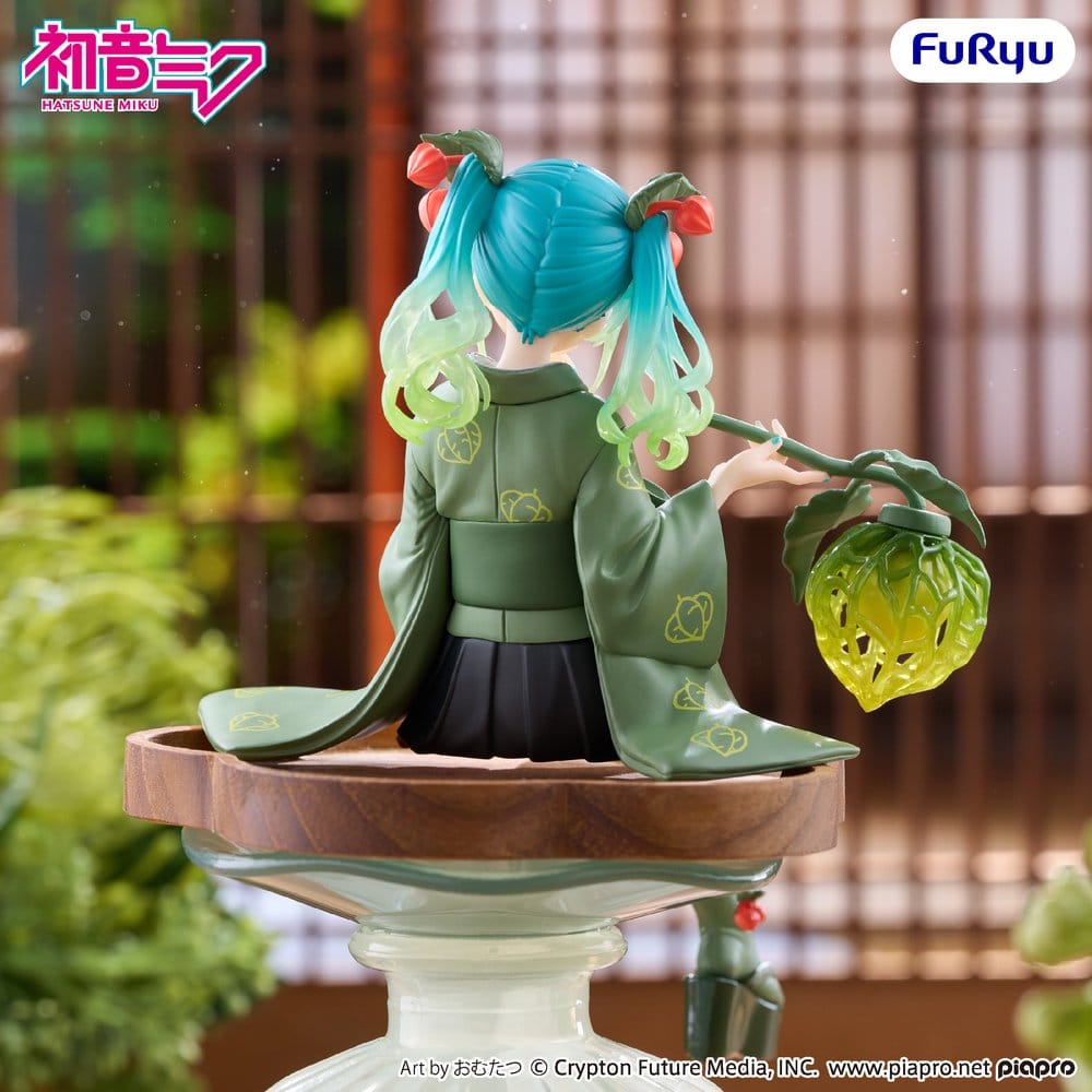 Hatsune Miku - Flower Fairy Winter Cherry - Green Color Noodle Stopper Figur (Furyu)
