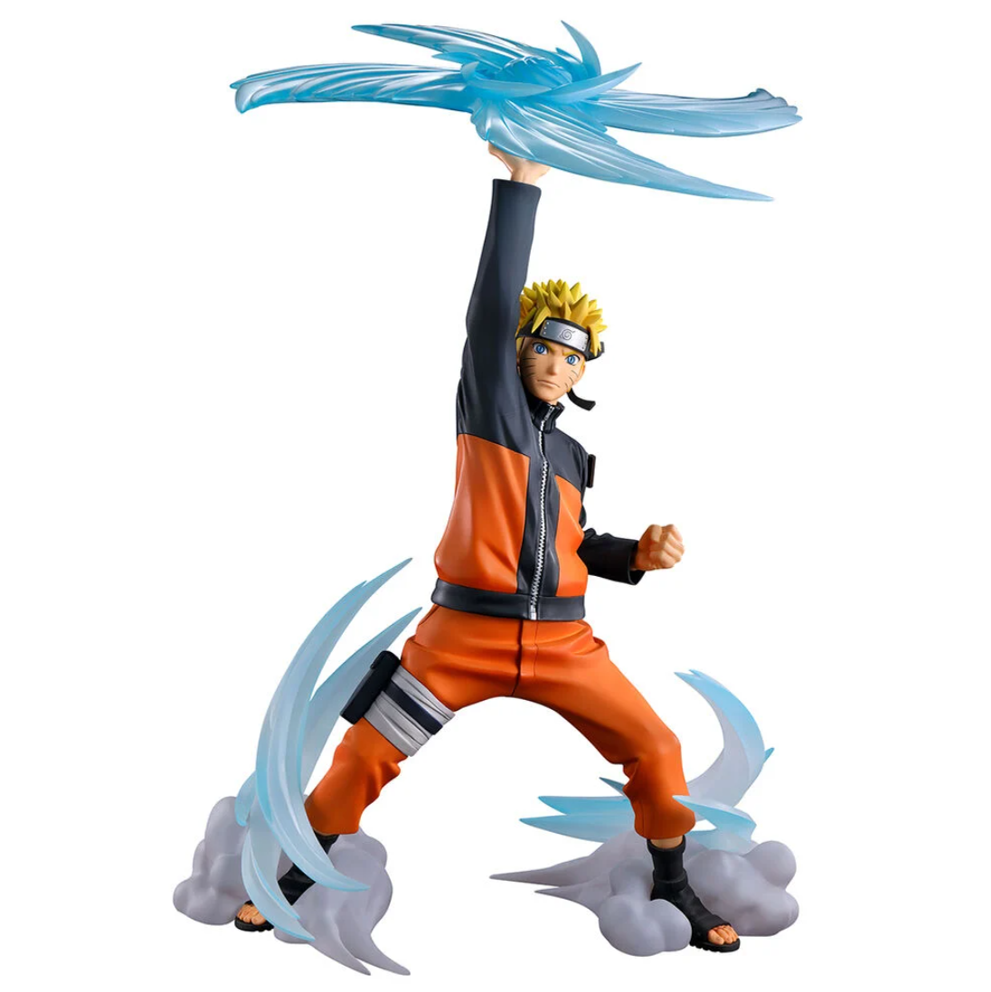 Naruto Shippuden: Hidan Kakuzu Arc - Naruto Uzumaki - Wind Style: Rasen Shuriken Ichibansho Figur (Banpresto)