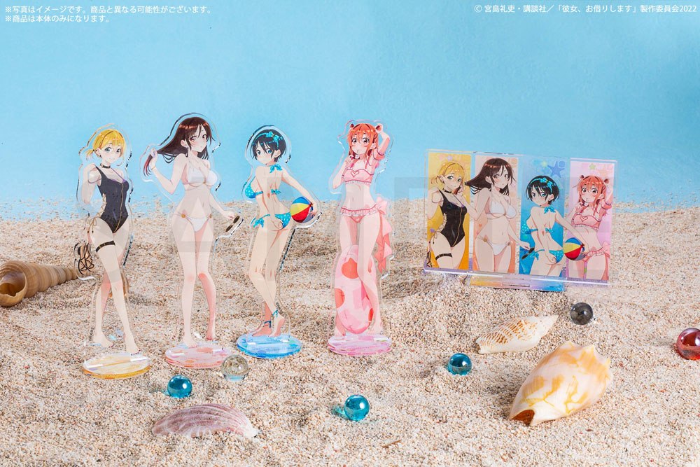 Rent-A-Girlfriend - Mami Nanami - Swimsuit and Girlfriend acrylic stand-up display (Kadokawa)