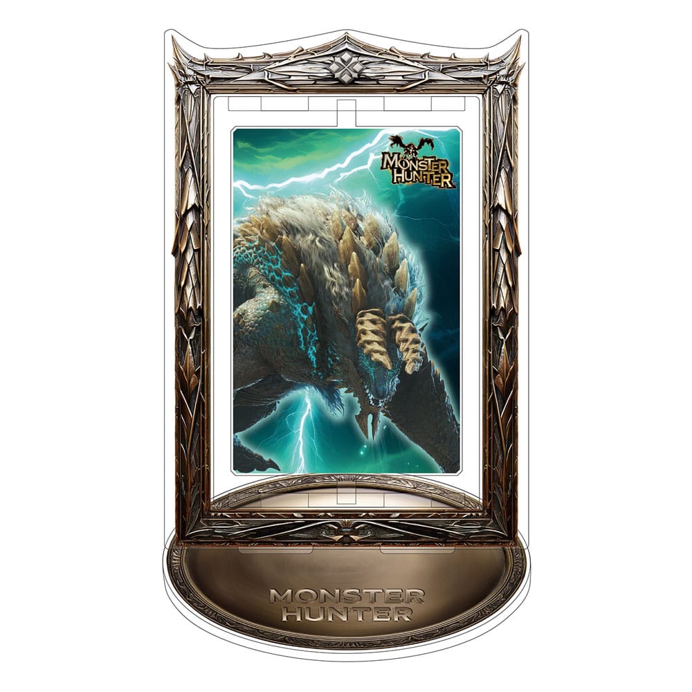 Monster Hunter - Zinogre - rotating acrylic display (Capcom)