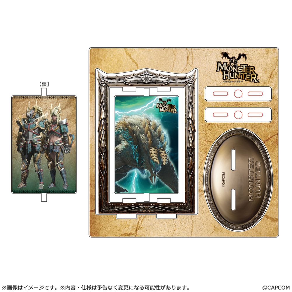 Monster Hunter - Zinogre - rotating acrylic display (Capcom)