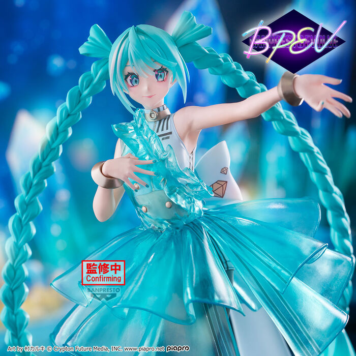 Hatsune Miku - Emerald Gem - Clearluxe Figur (Banpresto)