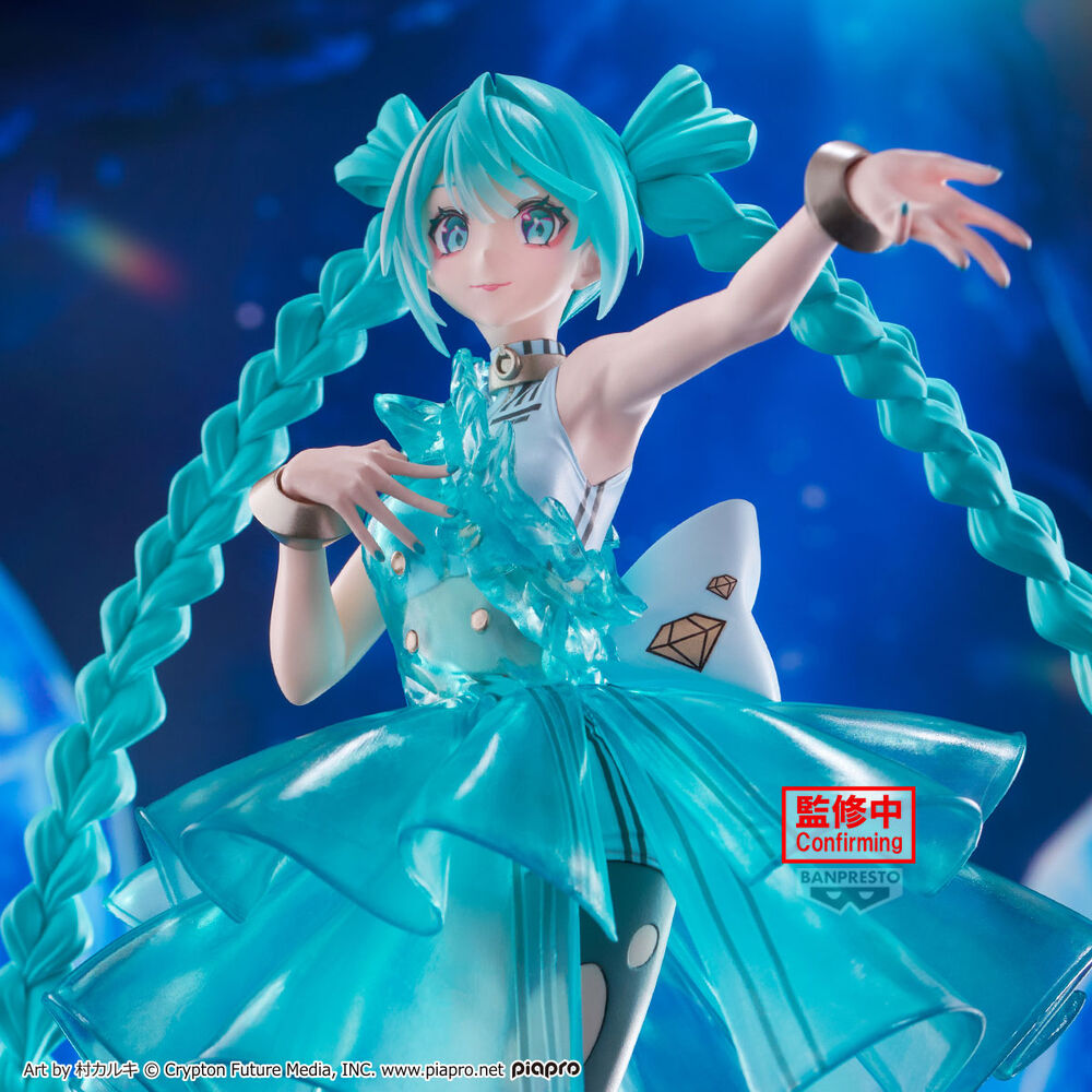 Hatsune Miku - Emerald Gem - Clearluxe Figur (Banpresto)