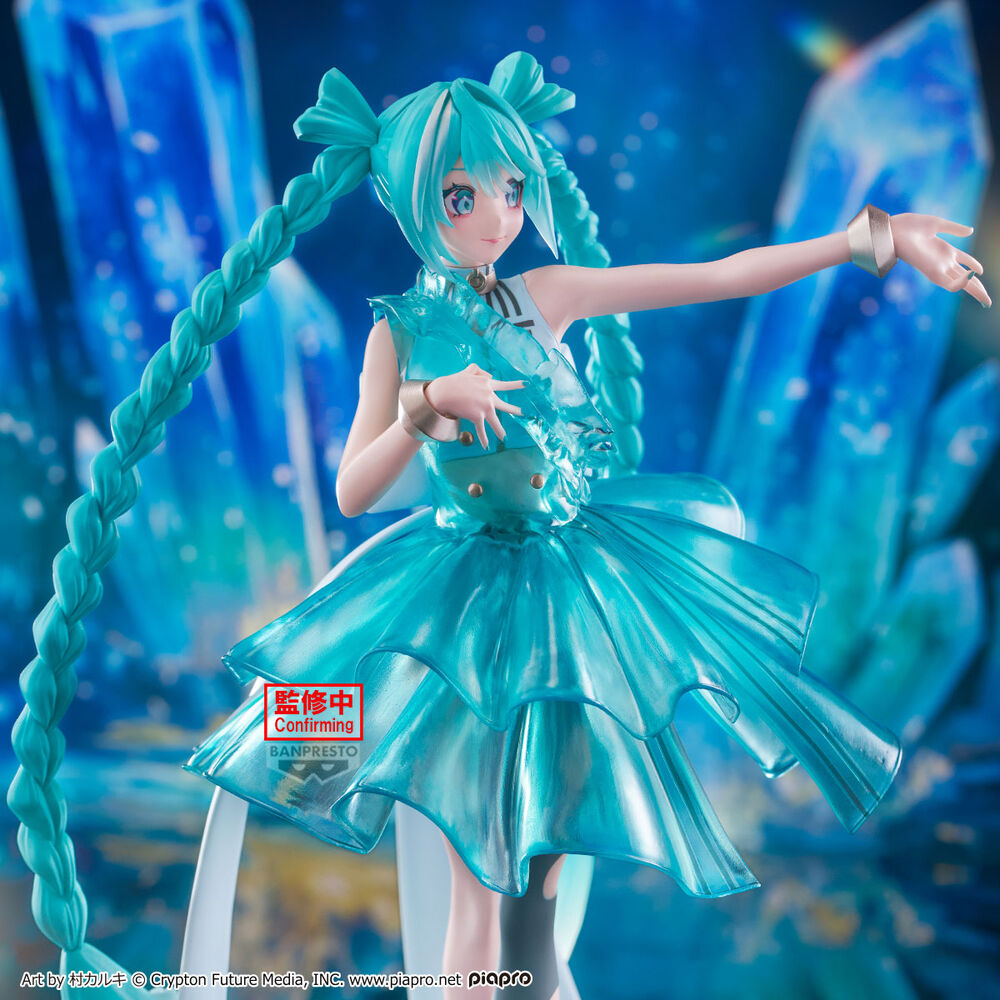 Hatsune Miku - Emerald Gem - Clearluxe Figur (Banpresto)