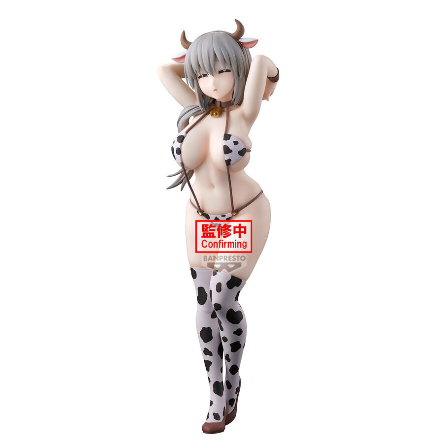 Uzaki-chan Wants to Hang Out! - Tsuki Uzaki - Cow Print Swimsuit - Glitter & Glamorous Figur (Banpresto)