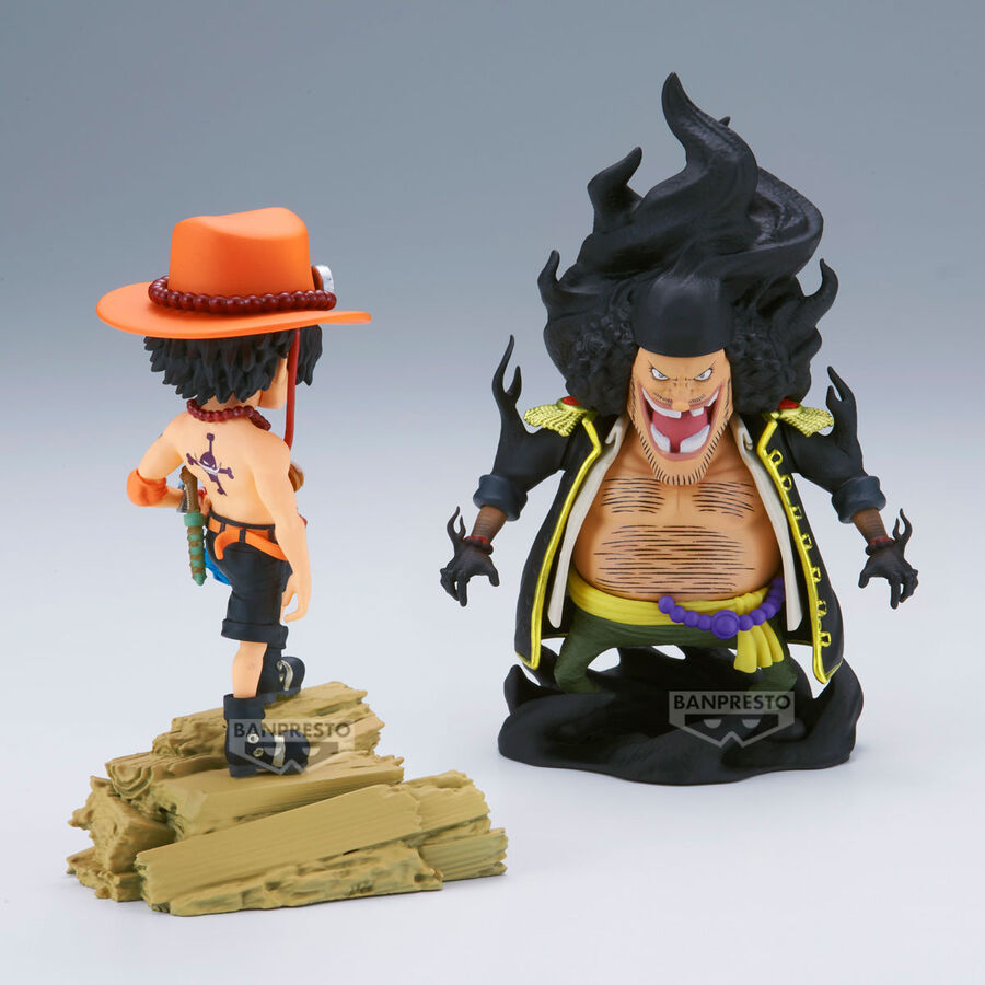 One Piece - Portgas D. Ace vs Marshall D. Teach (Blackbeard) - WCF Log Stories Figur (Banpresto)