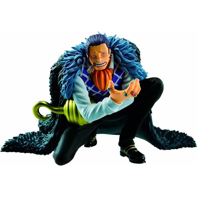 One Piece - Sir Crocodile - Collezione di dischi di battaglia figura (Banpresto)