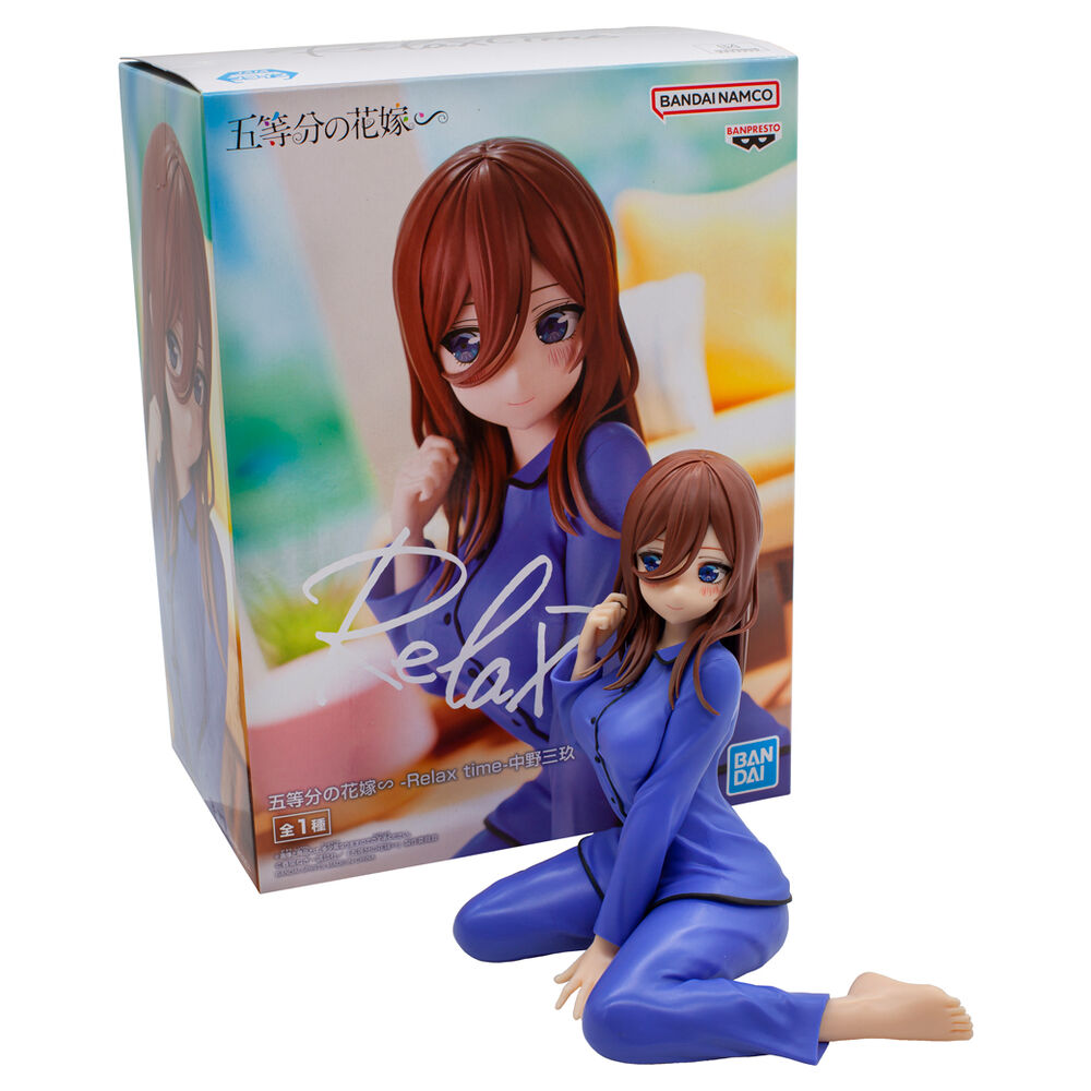 The Quintessential Quintuplets - Miku Nakano - Relax Time Figur (Banpresto)