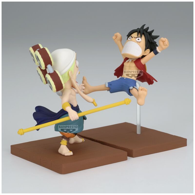 One Piece - Monkey D. Ruffy & Enel - Wereld Verzamelbaar Figuur (Banpresto)