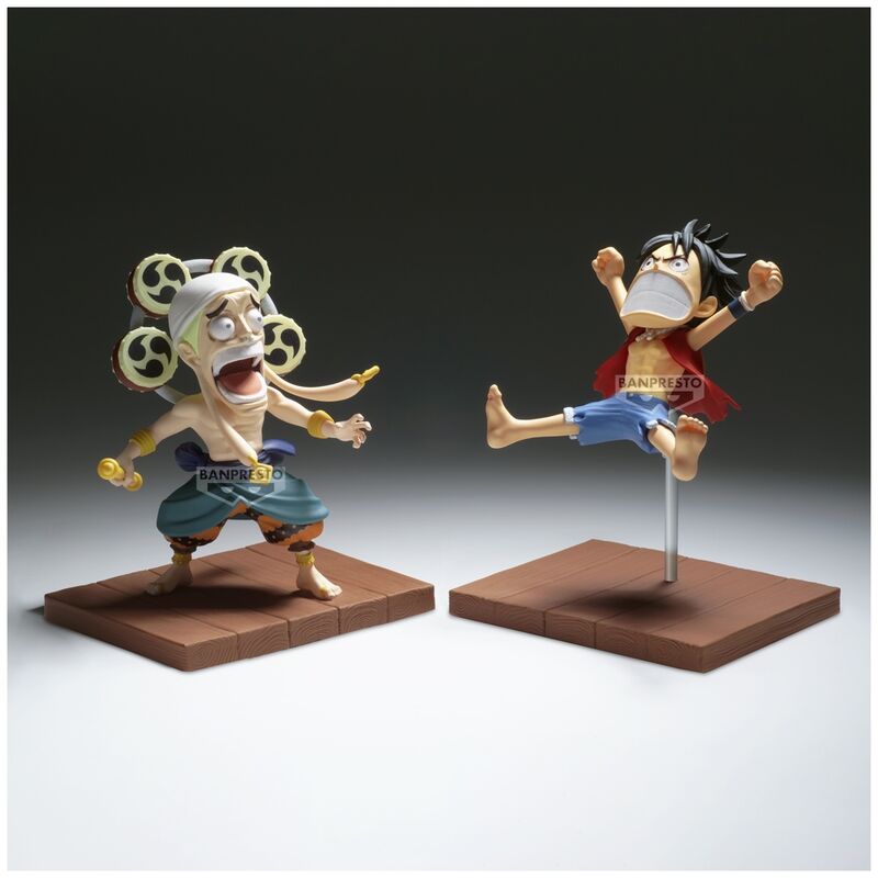 One Piece - Monkey D. Ruffy & Enel - Wereld Verzamelbaar Figuur (Banpresto)