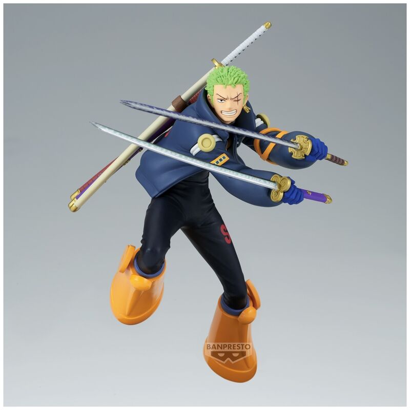 One Piece - Roronoa Zoro - Collezione di dischi di battaglia figura (Banpresto)