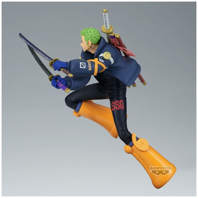 One Piece - Roronoa Zoro - Collezione di dischi di battaglia figura (Banpresto)