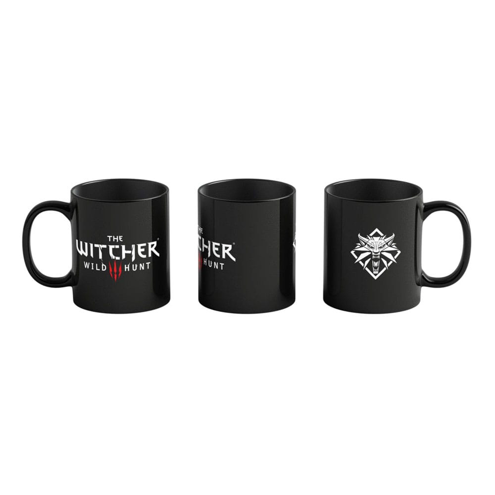 The Witcher III: Wild Hunt - Tasse mit Thermoeffekt - Witcher Symbole (Good Loot)