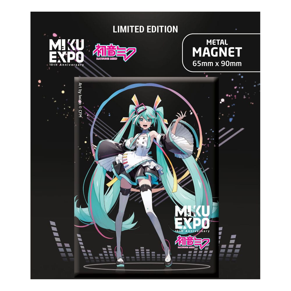 Hatsune Miku - Magnet - Miku Expo 10th Anniversary Art by Iwato Limited Edition (Pop Buddies)