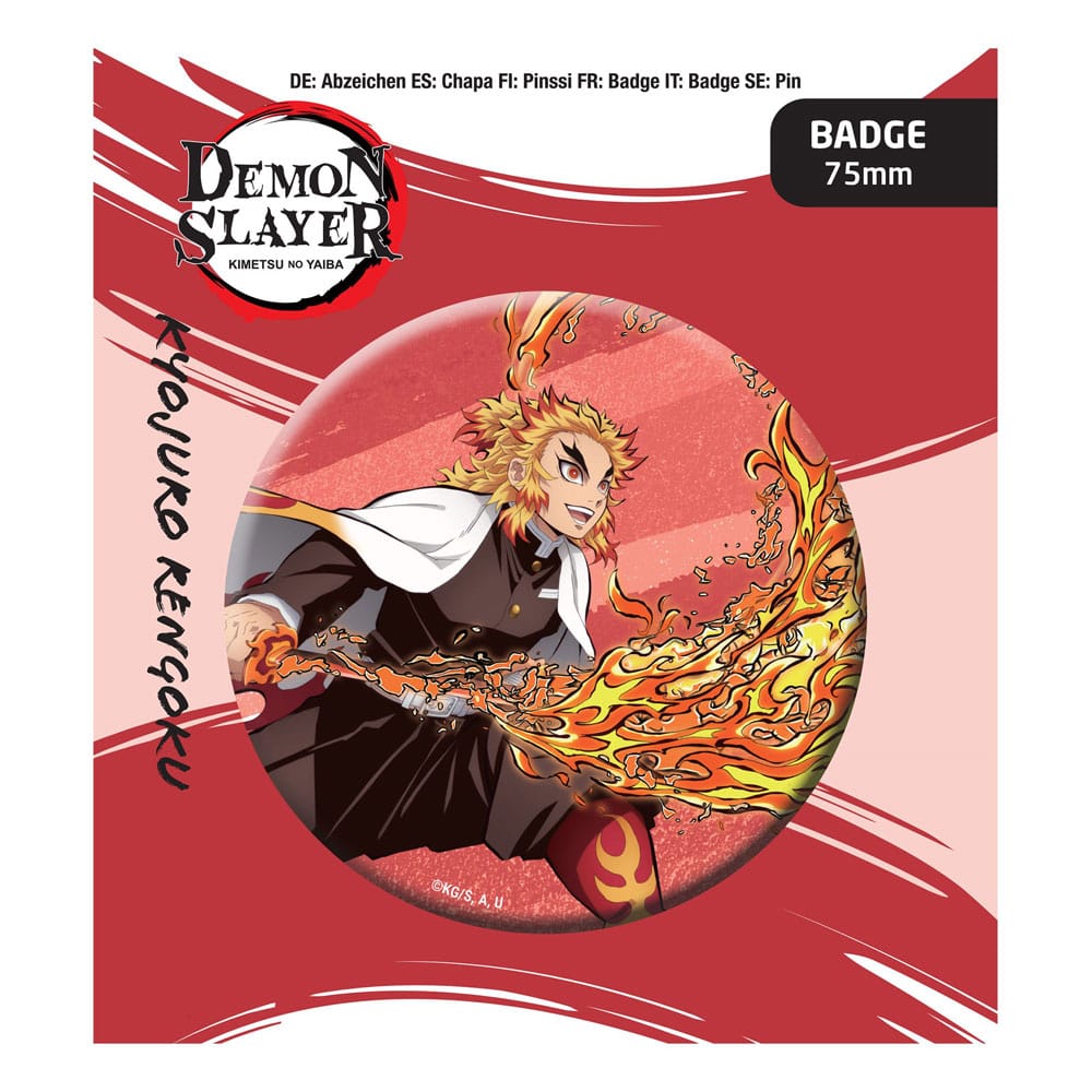 Demon Slayer - Badge - Kyojuro Rengoku (Pop Buddies)