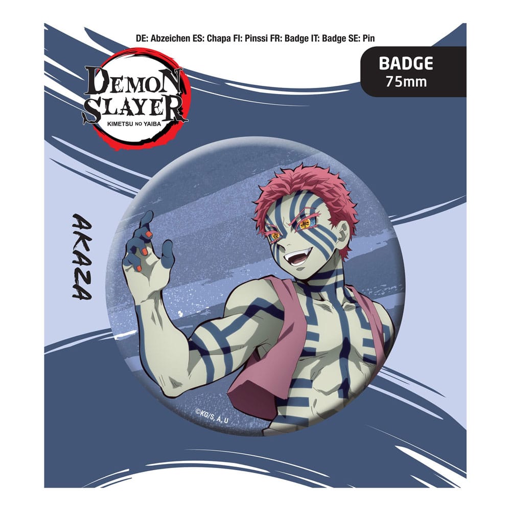 Demon Slayer - Badge - Akaza (Pop Buddies)