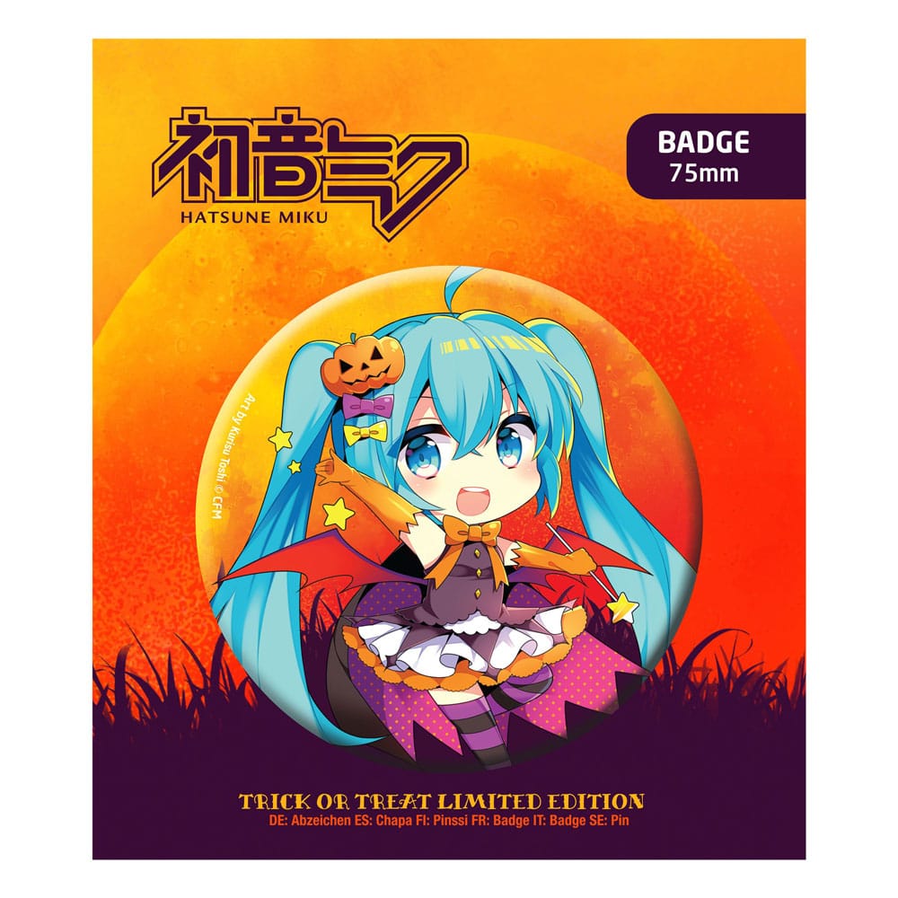 Hatsune Miku - Badge - Halloween Limited Edition (Pop Buddies)