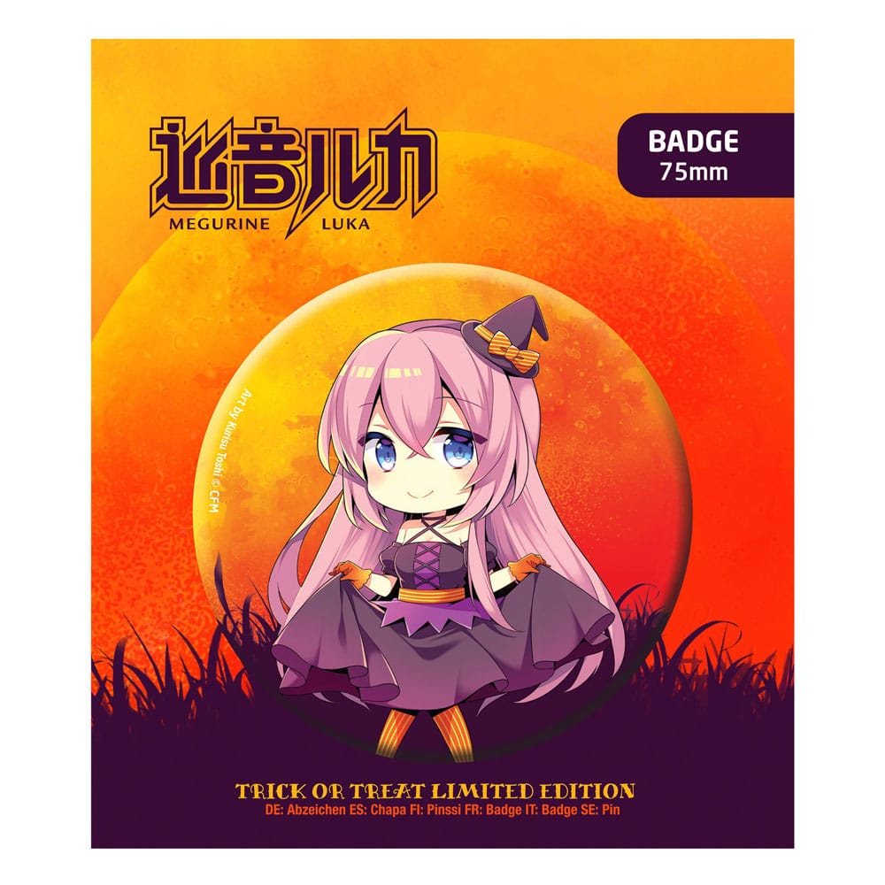 Megurine Luka - Badge à épingler - Halloween édition limitée (Pop Buddies)