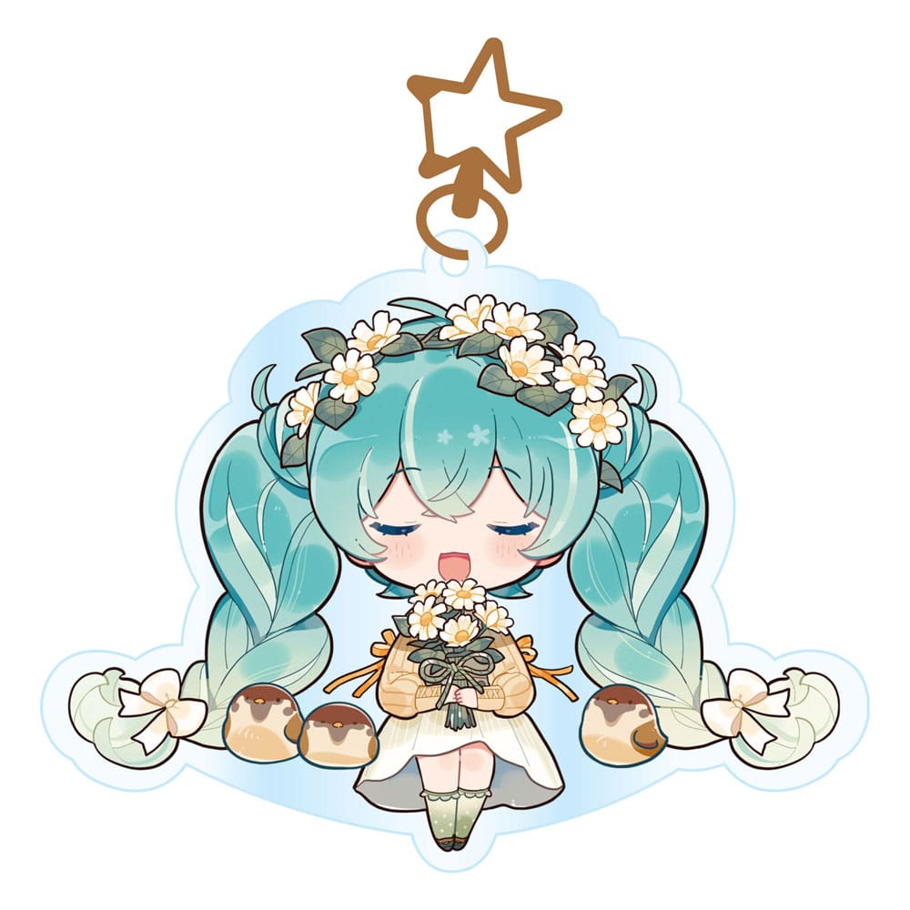 Hatsune Miku - Kawaii Autumn Time - Acrylic keychain (pop buddies)