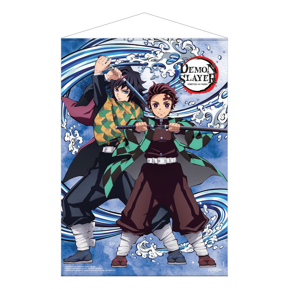 Demon Slayer - Wandrolle - Tanjiro Kamado and Giyu Tomioka Water Breathing (Pop Buddies)