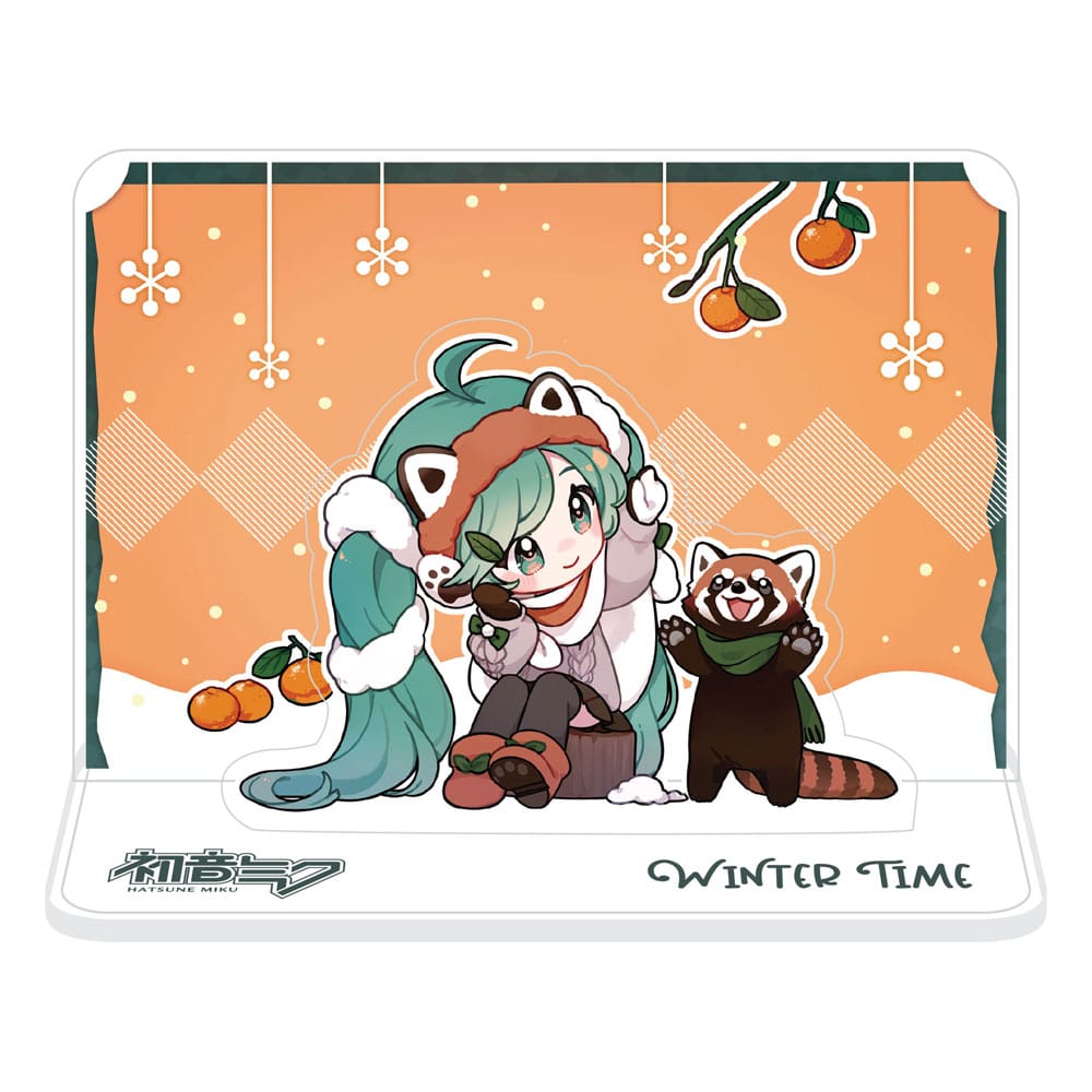 Hatsune Miku - Miku and Red Panda - Winter Time - Acryl-Aufsteller (Pop Buddies)