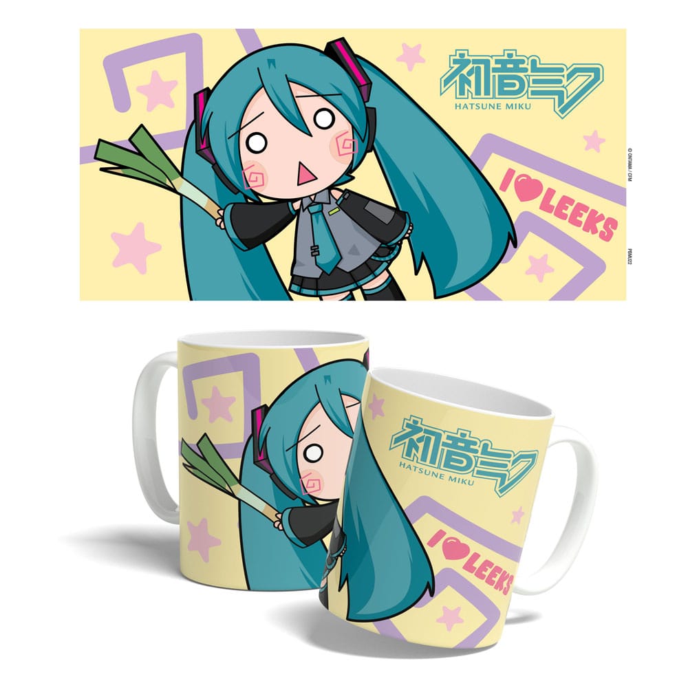 Hatsune Miku - Tasse - Miku Chibi Leek Girl (Pop Buddies)