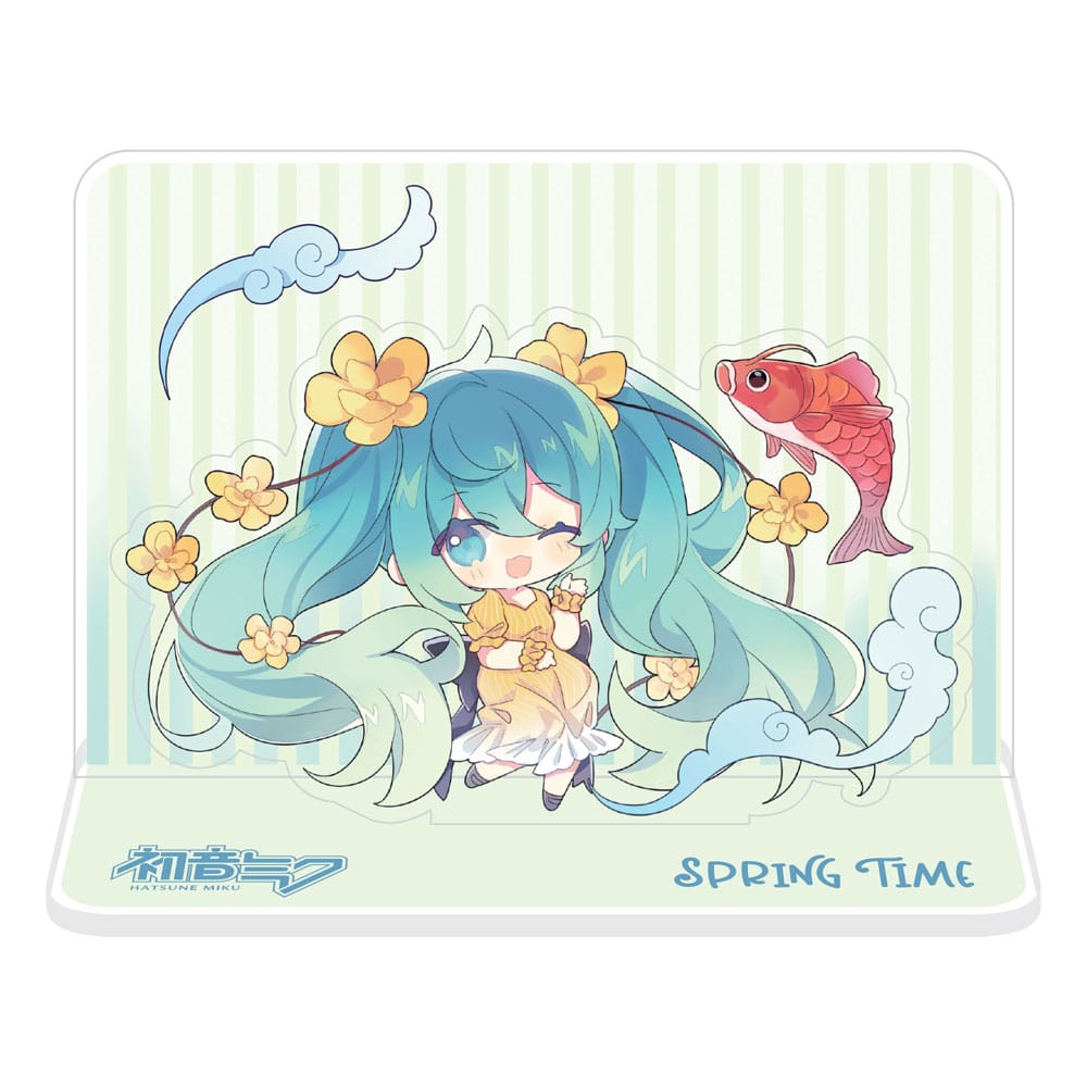Hatsune Miku - Spring Time Chibi Miku with Koi - Acryl-Aufsteller (Pop Buddies)