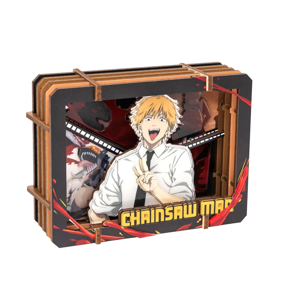 Chainsaw Man - Modellbausatz - Wooden Gallery (S) - Denji (Puremind)