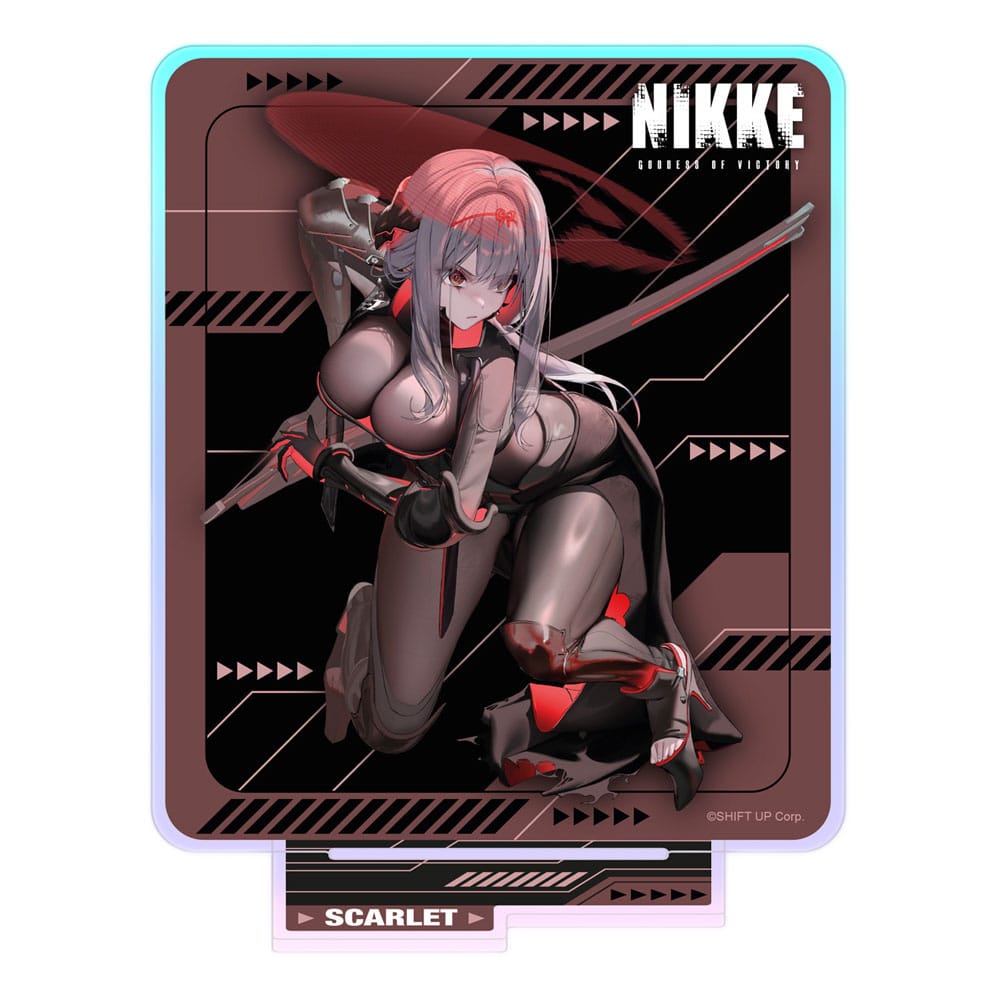Goddess of Victory: Nikke - Scarlet - Hologrographic Crouching Series acrylic stand (Sakami)