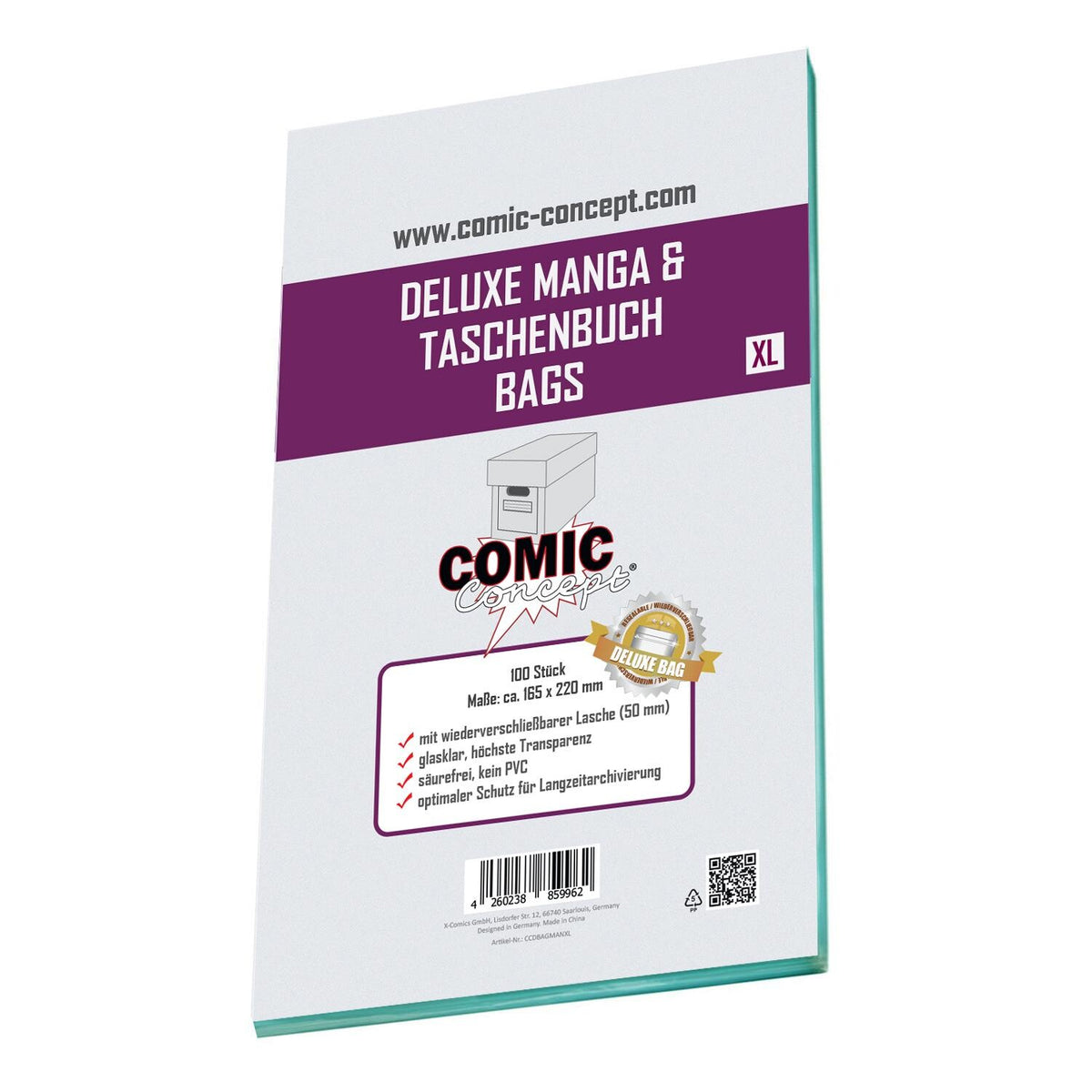 Comic Concept - Deluxe Manga Bags - Size XL (165 x 220 mm) 100 pieces
