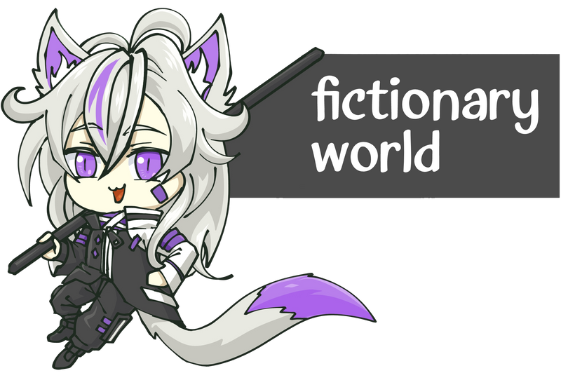 fictionary world: Logo