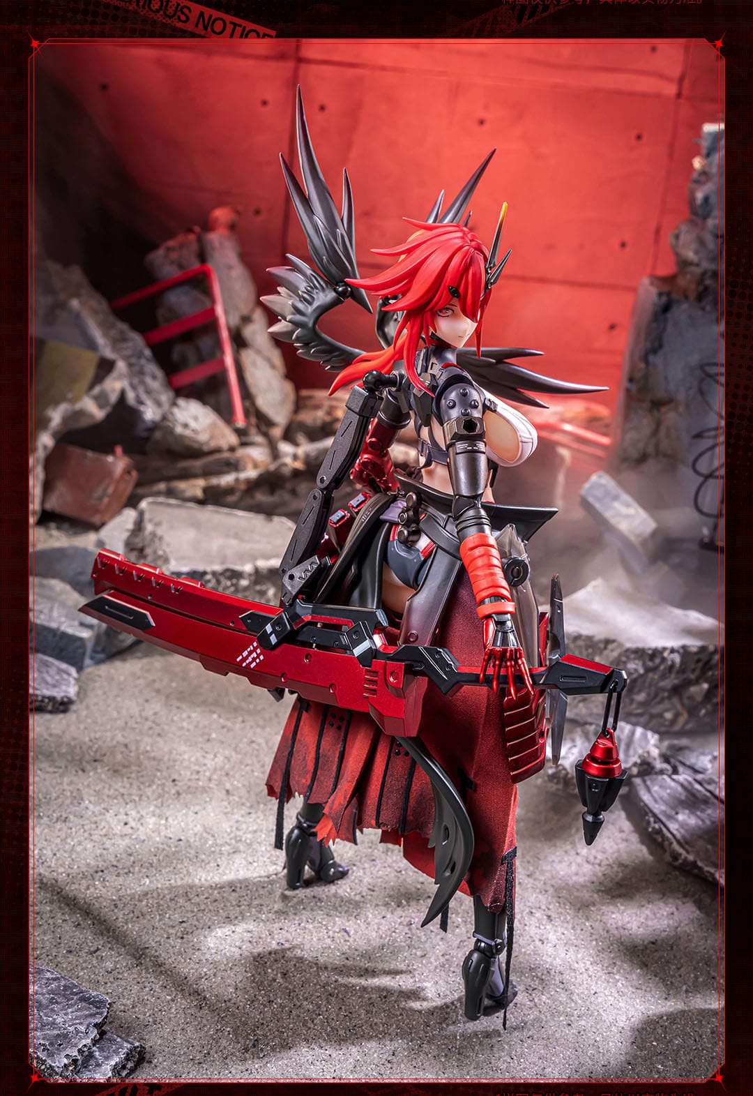 Original Character - Wolf-Mastiff Force Karas Samurai - Illustration by dogdriver - Action-Figur 1/9 (AniMester)