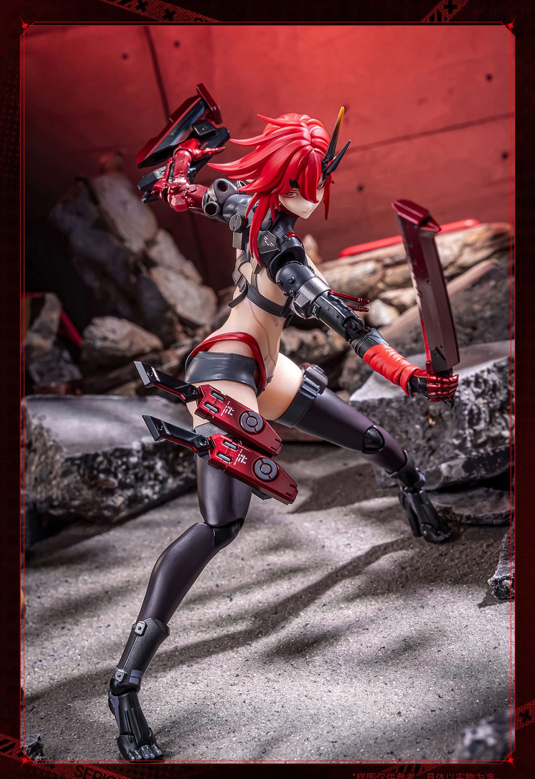 Original Character - Wolf-Mastiff Force Karas Samurai - Illustration by dogdriver - Action-Figur 1/9 (AniMester)