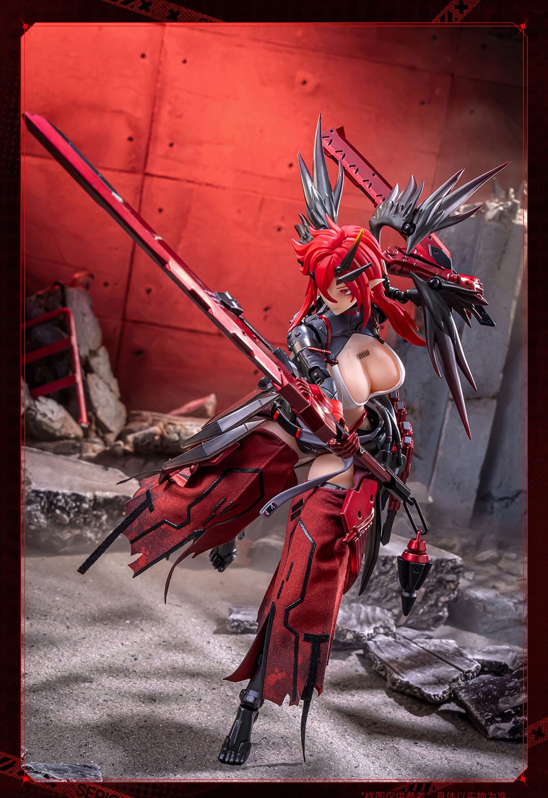 Original Character - Wolf-Mastiff Force Karas Samurai - Illustration by dogdriver - Action-Figur 1/9 (AniMester)