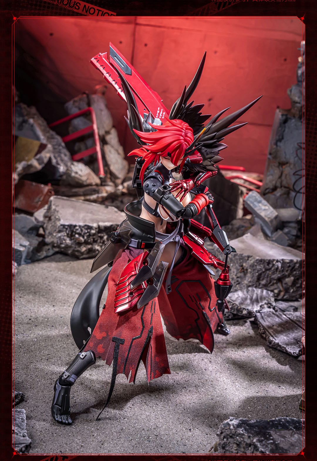 Original Character - Wolf-Mastiff Force Karas Samurai - Illustration by dogdriver - Action-Figur 1/9 (AniMester)