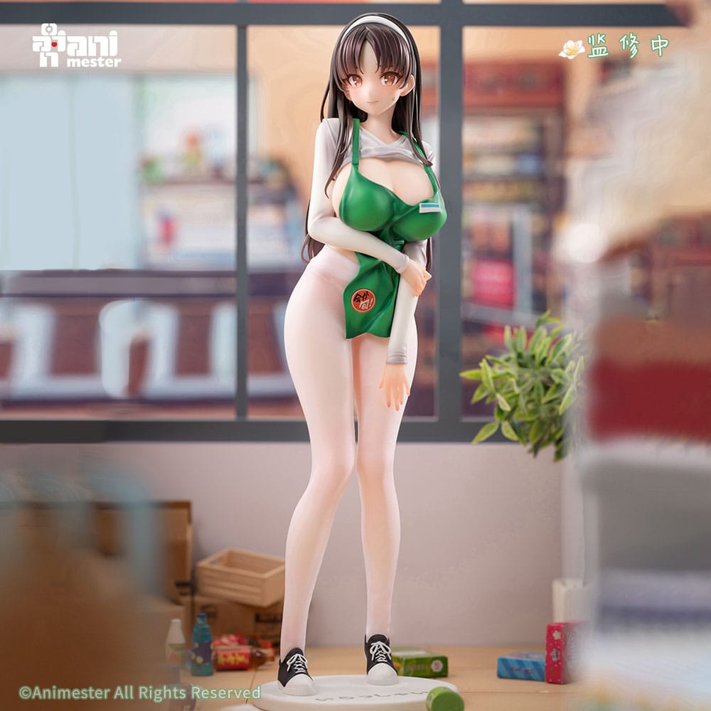 Original Character - Mari Hanamiya, the Gentle Shop Assistant - First Business! - Illustration by POPQN - Figur 1/6 (AniMester)
