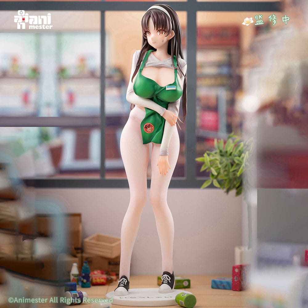 Original Character - Mari Hanamiya, the Gentle Shop Assistant - First Business! - Illustration by POPQN - Figur 1/6 (AniMester)