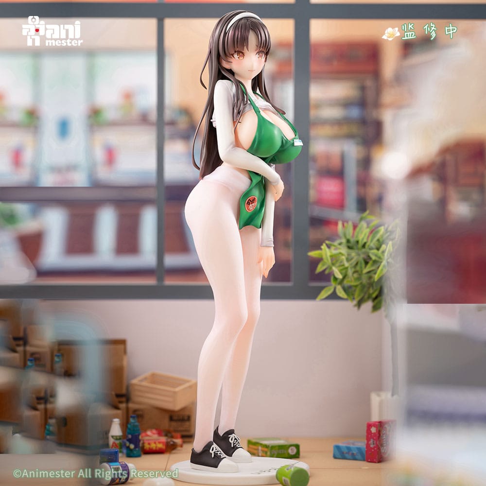 Original Character - Mari Hanamiya, the Gentle Shop Assistant - First Business! - Illustration by POPQN - Figur 1/6 (AniMester)