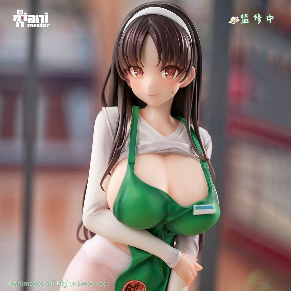 Original Character - Mari Hanamiya, the Gentle Shop Assistant - First Business! - Illustration by POPQN - Figur 1/6 (AniMester)