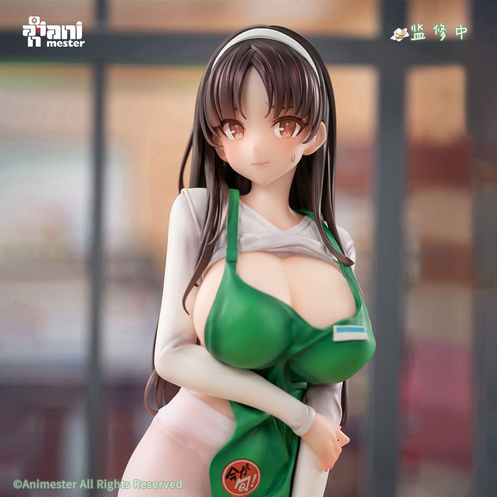 Original Character - Mari Hanamiya, the Gentle Shop Assistant - First Business! - Illustration by POPQN - Figur 1/6 (AniMester)
