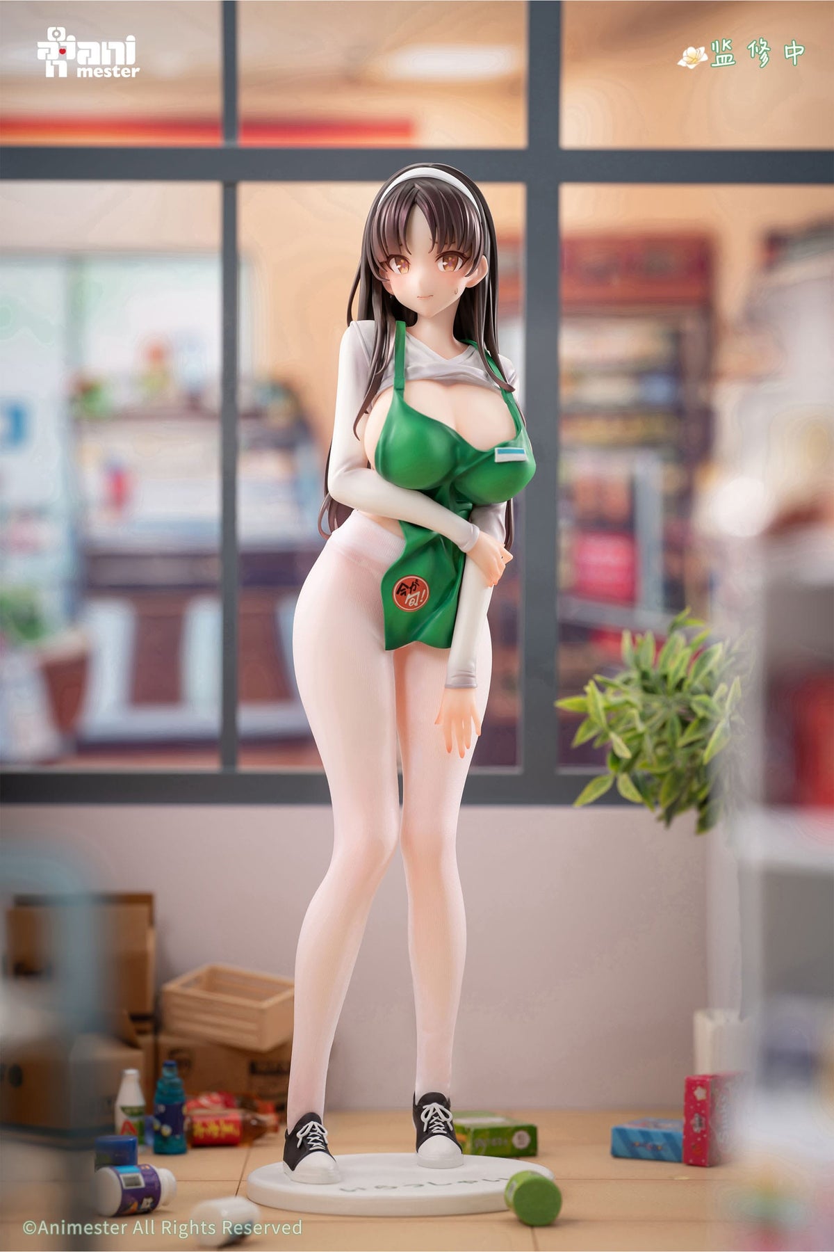 Original Character - Mari Hanamiya, the Gentle Shop Assistant - First Business! - Illustration by POPQN - Figur 1/6 (AniMester)