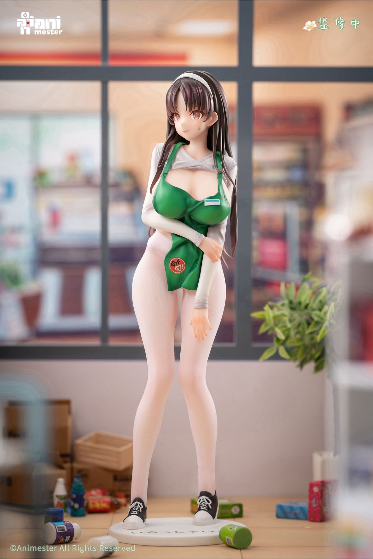 Original Character - Mari Hanamiya, the Gentle Shop Assistant - First Business! - Illustration by POPQN - Figur 1/6 (AniMester)