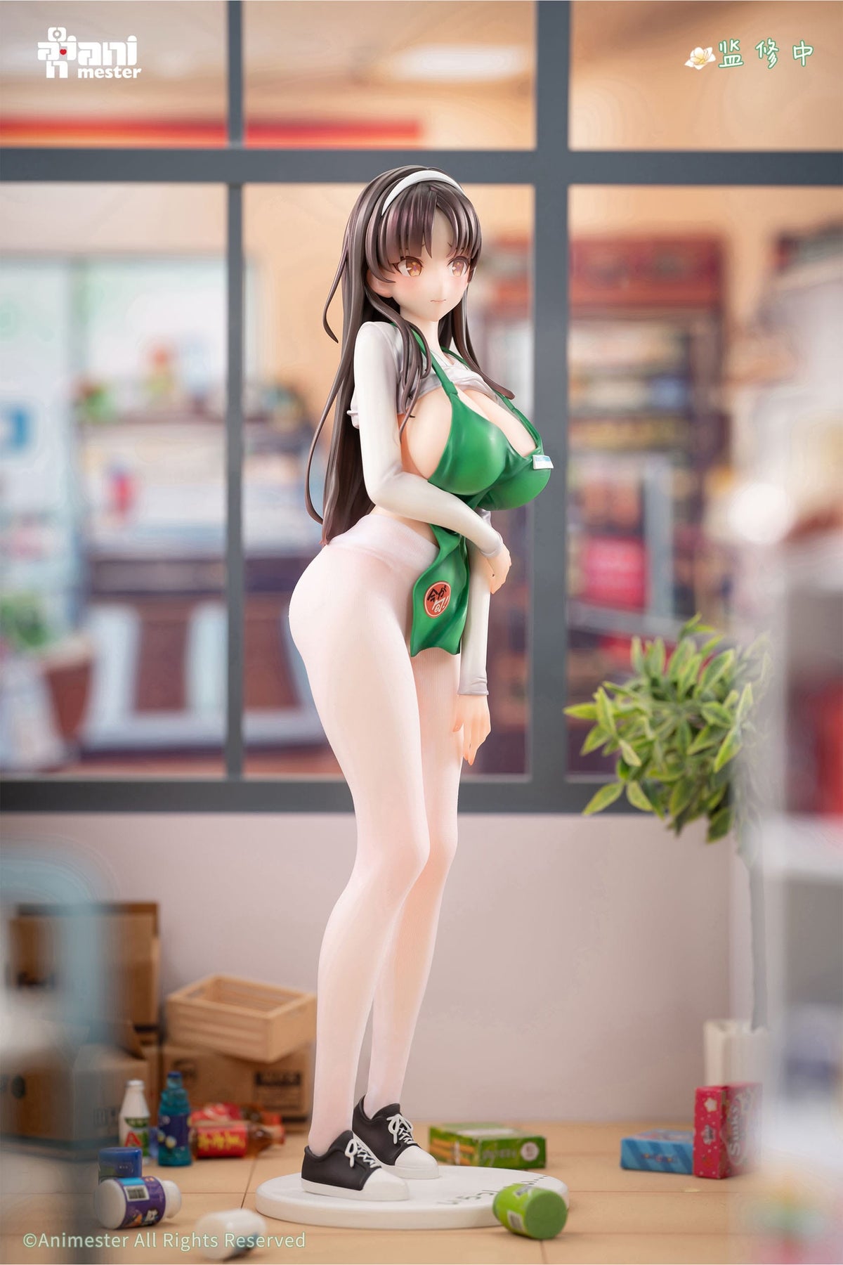 Original Character - Mari Hanamiya, the Gentle Shop Assistant - First Business! - Illustration by POPQN - Figur 1/6 (AniMester)