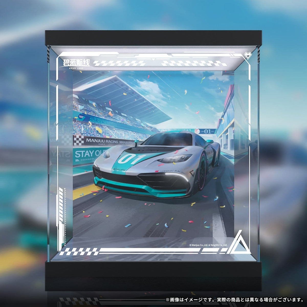 Azur Lane - Shinano - Moonlit Chrome - Acrylic Special Edition w/Display Figur 1/7 (APEX Innovation)