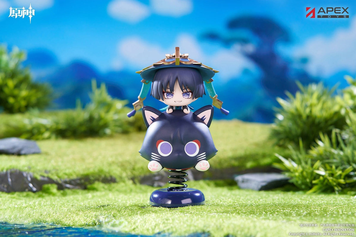 Genshin Impact - Wanderer - Chibi Chara Yurayura Stand Figur (APEX Innovation)