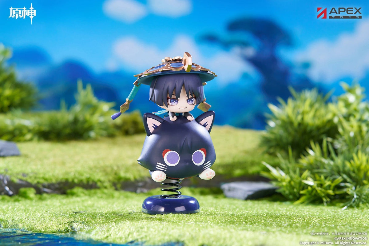 Genshin Impact - Wanderer - Chibi Chara Yurayura Stand Figur (APEX Innovation)