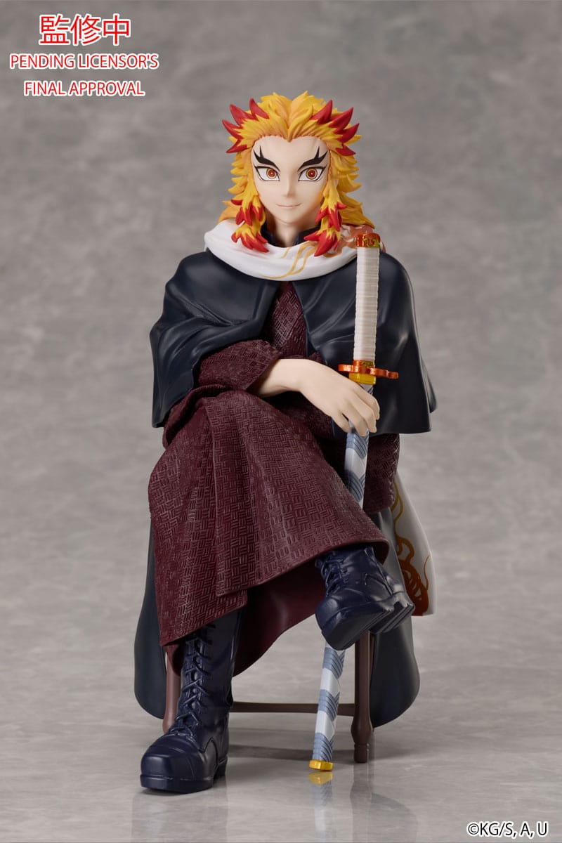 Uccisore di demoni - Kyojuro Rengoku - Serie di sedie figura (Aniplex)