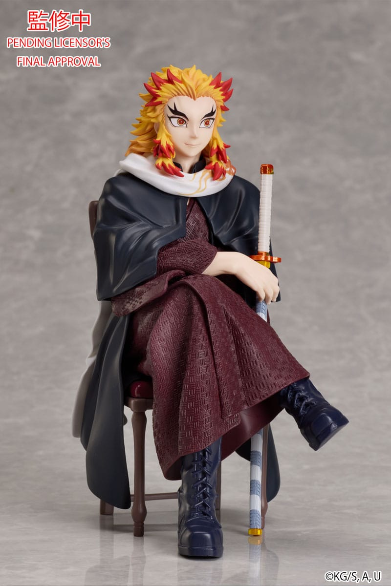 Uccisore di demoni - Kyojuro Rengoku - Serie di sedie figura (Aniplex)